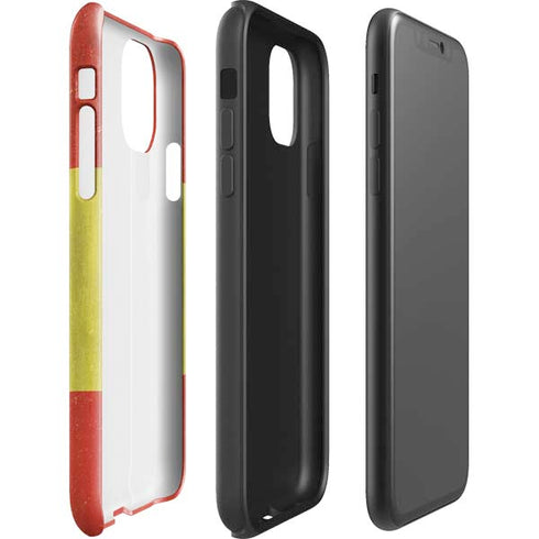 Spain Flag Distressed iPhone 11 Pro Max Impact Case